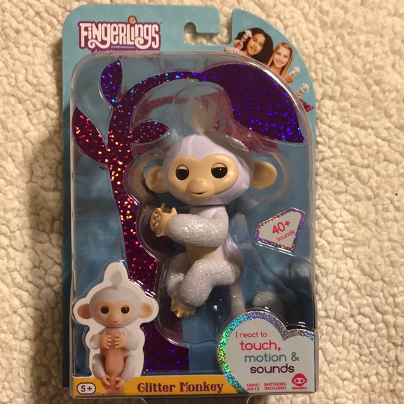 Wow Wee Other - Fingerlings Glitter Monkey Sugar